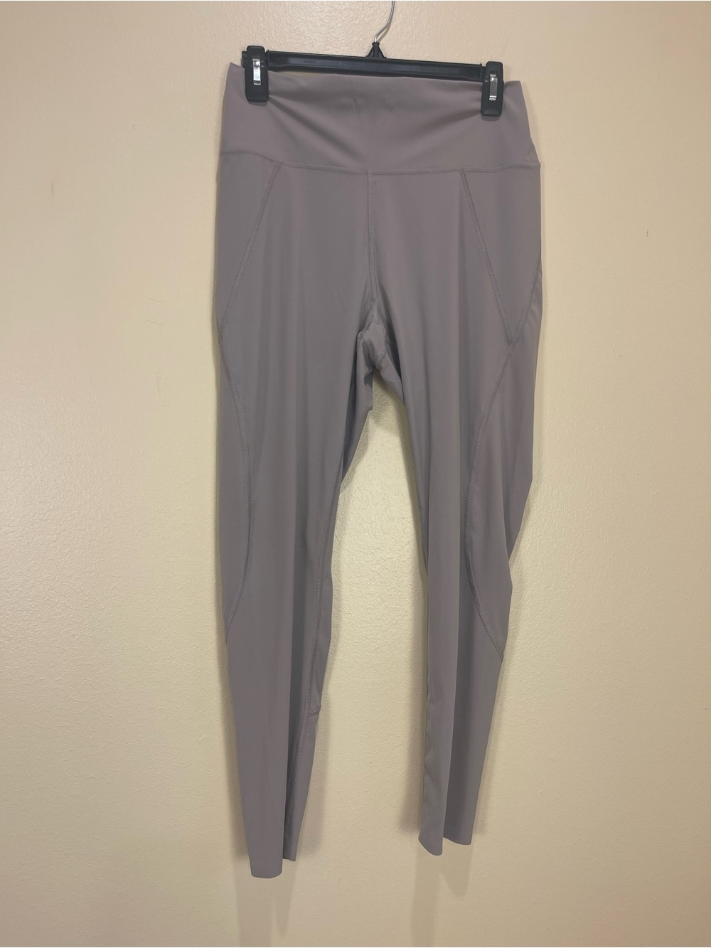 Soma Leggings L WKND 360 High Rise 7/8 Leggings Taupe Gray Yoga Activewear Gym